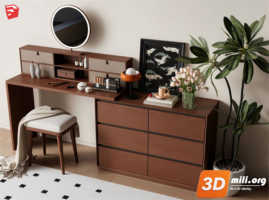 Dressing Table Skp Files 